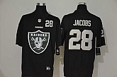 Nike Raiders 28 Josh Jacobs Black Team Big Logo Number Vapor Untouchable Limited Jersey,baseball caps,new era cap wholesale,wholesale hats